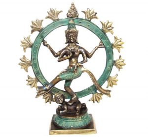 Der tanzende Shiva Bronzegussfigur
