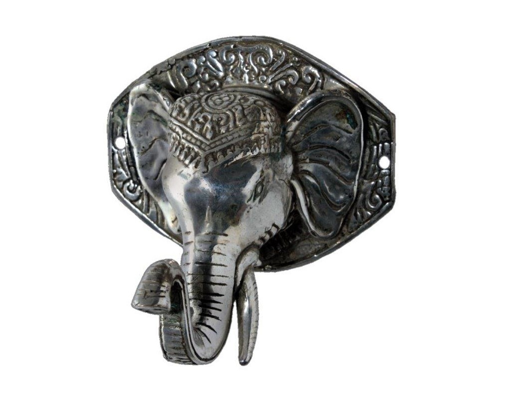 Kleiderhaken – authentischer Elefantenkopf