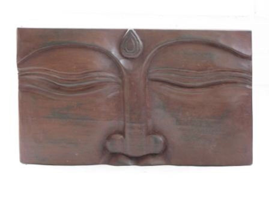 Relief Buddha, braun 