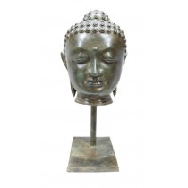 Buddha Kopf auf Standfuss